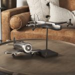 Maverick II 13L x 11W Gray Metal Fighter Plane 13 Maverick II 13L x 11W Gray Metal Fighter Plane