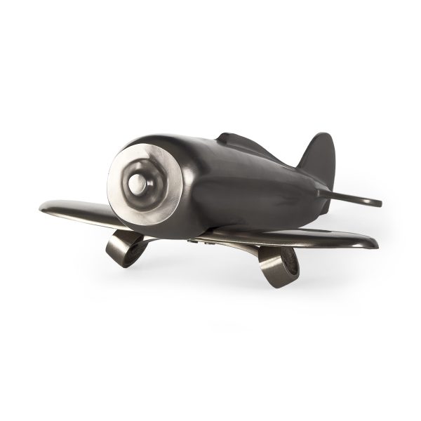 Maverick II 13L x 11W Gray Metal Fighter Plane