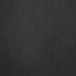 Maxine Hexagonal Black Wood Foyer Table