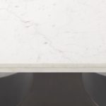 Maxton 79.0L x 39.0W x 30.0H Marble Top w/ Gunmetal Base Dining Table