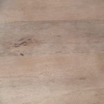 Maxwell II 54" Round Brown Solid Wood Top Brown Wood/Gold Metal Base Dining Table