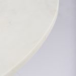 Maxwell Marble Top Pedestal Base Round Coffee Table