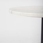 Maxwell Marble Top Pedestal End/Side Table