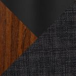 Maya 26 Inch Walnut Wood Charcoal Swivel Counter Stools (Set of 2) 24 Maya 26 Inch Walnut Wood Charcoal Swivel Counter Stools (Set of 2)