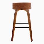 Maya 30-Inch Mid-Century Modern Swivel Barstool Walnut and Charcoal (Set of 2) 21 Maya 30-Inch Mid-Century Modern Swivel Barstool Walnut and Charcoal (Set of 2)