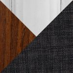 Maya 30 Mid-Century Modern Walnut and Charcoal Barstools (Set of 2)