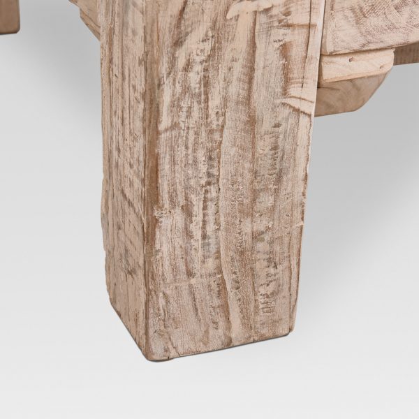 McArthur 48x48 Square Reclaimed Solid Wood Coffee Table 8
