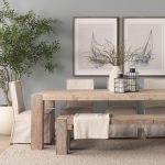 McArthur 94" Whitewash Reclaimed Wood Dining Table