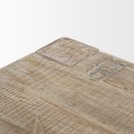 McArthur 94" Whitewash Reclaimed Wood Dining Table