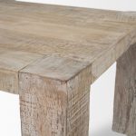 McArthur 94" Whitewash Reclaimed Wood Dining Table