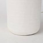 Melanie 17.0L x 17.0W x 30.5H White Shade W/White Base Table Lamp