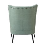 Meleagrides Sage Vegan Leather Wingback Armchair 9 Meleagrides Sage Vegan Leather Wingback Armchair