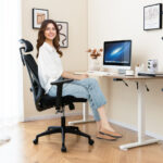 Ergonomic Mesh Office Chair with Adjustable Swivel and Rocking Backrest 8 Ergonomic Mesh Office Chair with Adjustable Swivel and Rocking Backrest