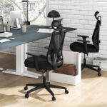 Ergonomic Mesh Office Chair with Adjustable Swivel and Rocking Backrest 9 Ergonomic Mesh Office Chair with Adjustable Swivel and Rocking Backrest
