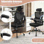 Ergonomic Mesh Office Chair with Lumbar Support and Flip-up Armrests 14 Ergonomic Mesh Office Chair with Lumbar Support and Flip-up Armrests