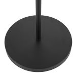 Metric Industrial Black and Antique Brass Adjustable Floor Lamp