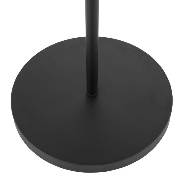 Metric Industrial Black and Antique Brass Adjustable Floor Lamp 13