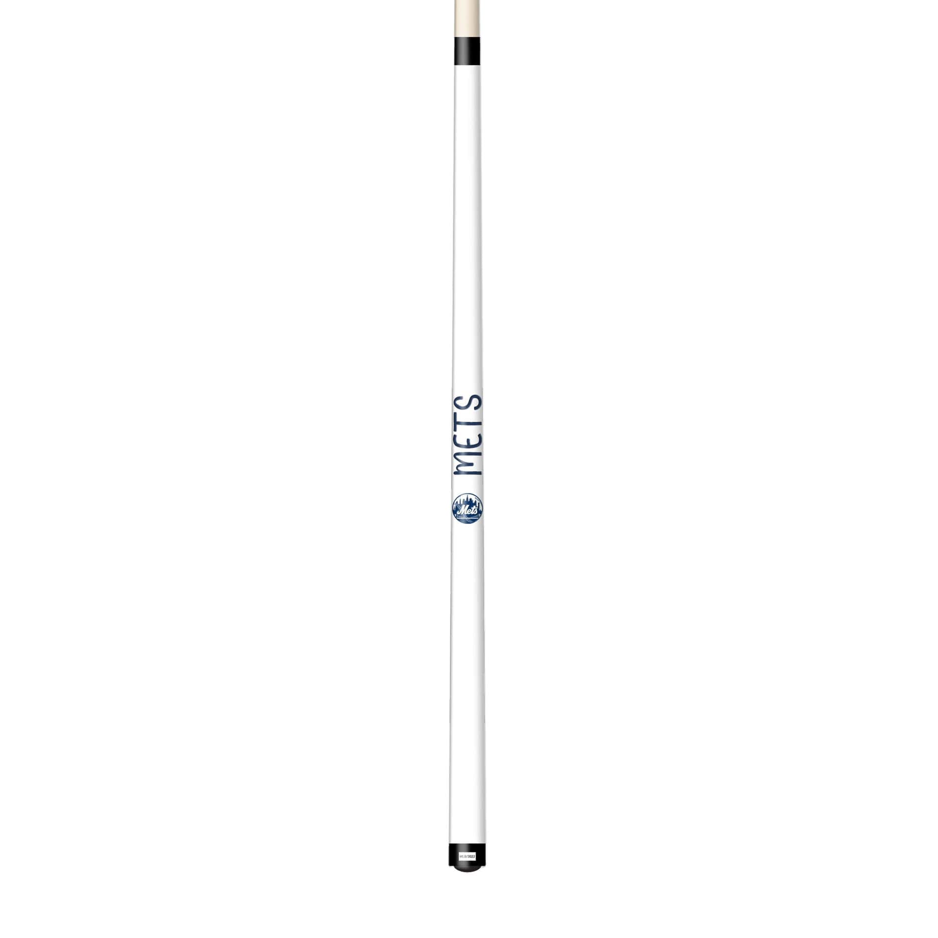 Mets Laser Etched Shorty Maple Cue Made in USA 1 Mets Laser Etched Shorty Maple Cue Made in USA