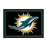 Miami Dolphins 4x6 Spirit Area Rug