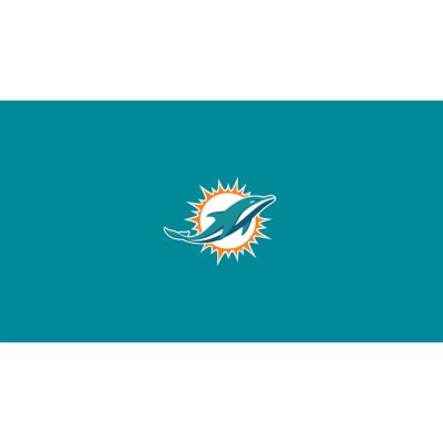 Miami Dolphins 8 ft Billiard Cloth Anti Friction Polyester