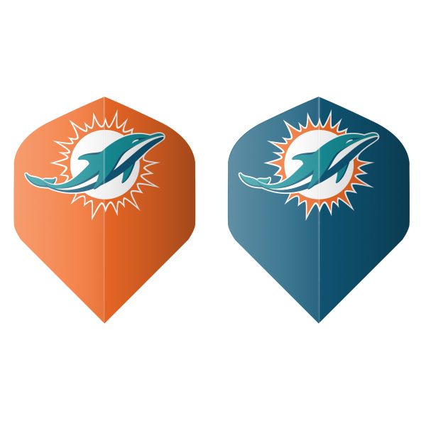 Miami Dolphins Dart Flights 1