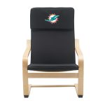 Miami Dolphins Embroidered Birch Bentwood Accent Chair