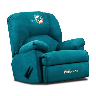 Miami Dolphins Embroidered Microfiber Rocker Recliner