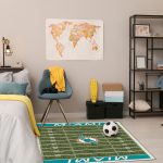 Miami Dolphins Homefield 4x6 Football Field Rug