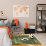 Miami Dolphins Homefield 4x6 Football Field Rug