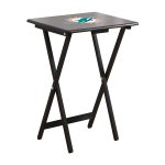 Miami Dolphins NFL TV Snack Tray Set
