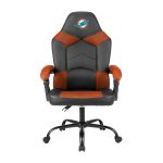 Miami Dolphins Oversized Embroidered Gaming Office Chair