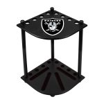 Miami Dolphins Solid Wood Corner Cue Rack