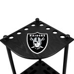 Miami Dolphins Solid Wood Corner Cue Rack