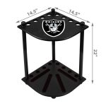 Miami Dolphins Solid Wood Corner Cue Rack
