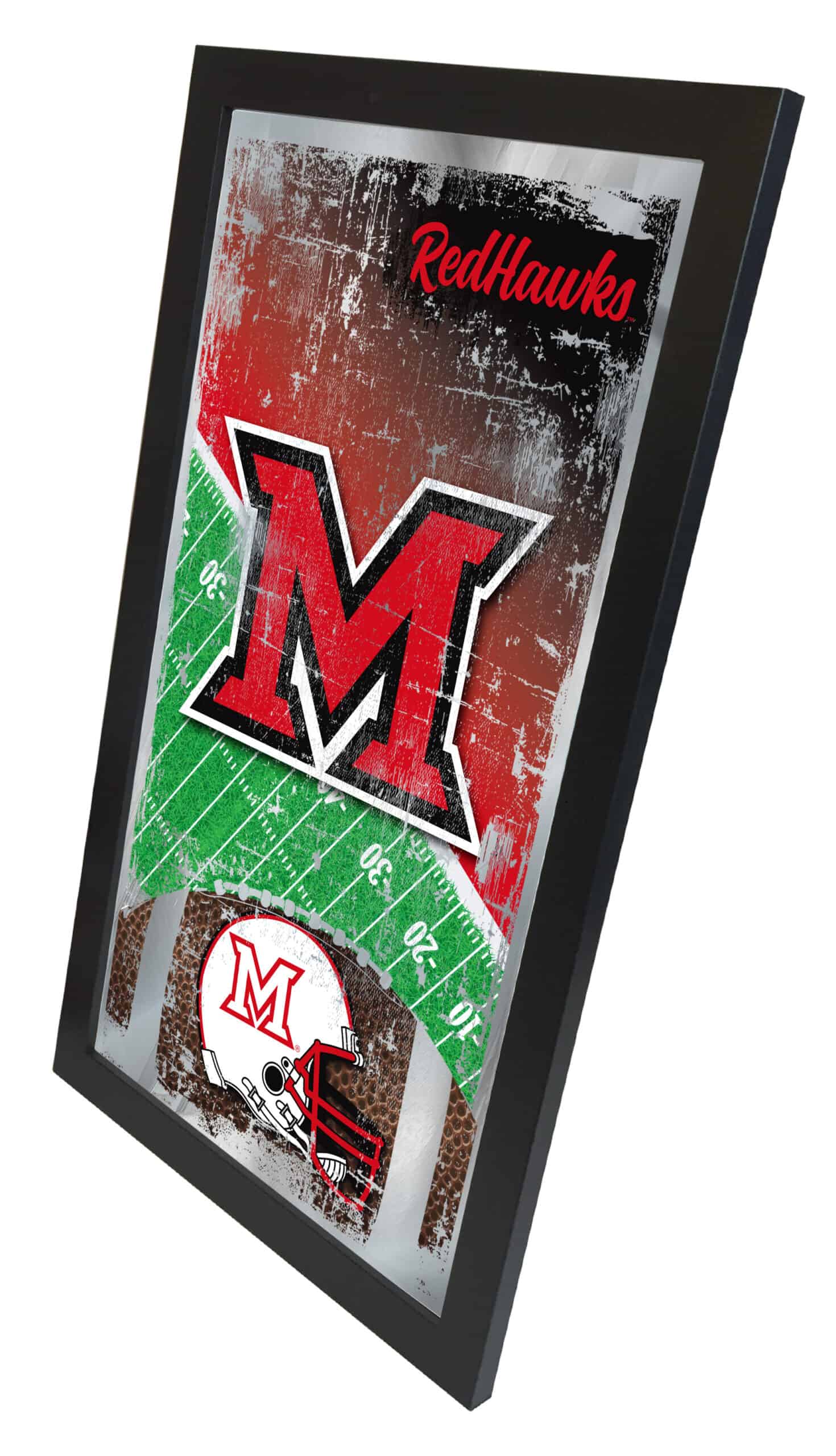 Miami University (OH) 15x26 Football Wall Mirror 5 Miami University (OH) 15x26 Football Wall Mirror
