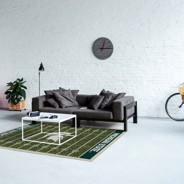 Michigan State 4x6 Homefield Rug