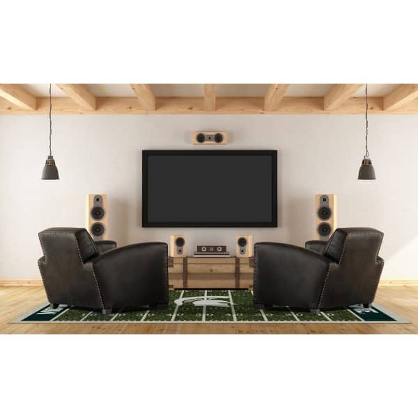Michigan State 6x8 Homefield Rug 1