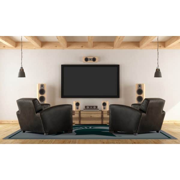 Michigan State 6x8 Spirit Rug 1