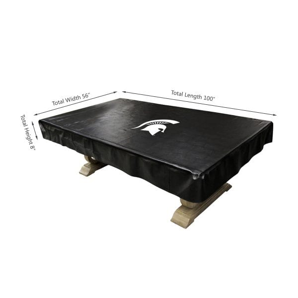 Michigan State 8 Deluxe Pool Table Cover