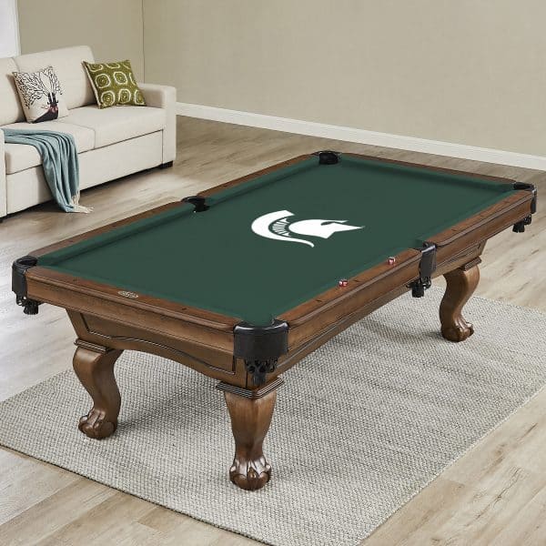 Michigan State 8 Pool Table Cloth 1