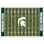 Michigan State 8x11 Homefield Rug