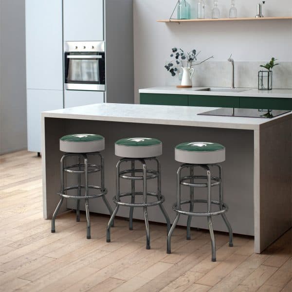 Michigan State Chrome Bar Stool 2