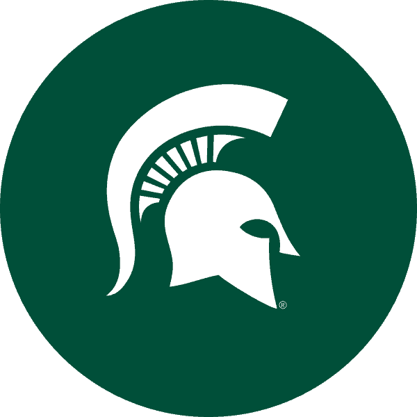 Michigan State Chrome Bar Stool 3