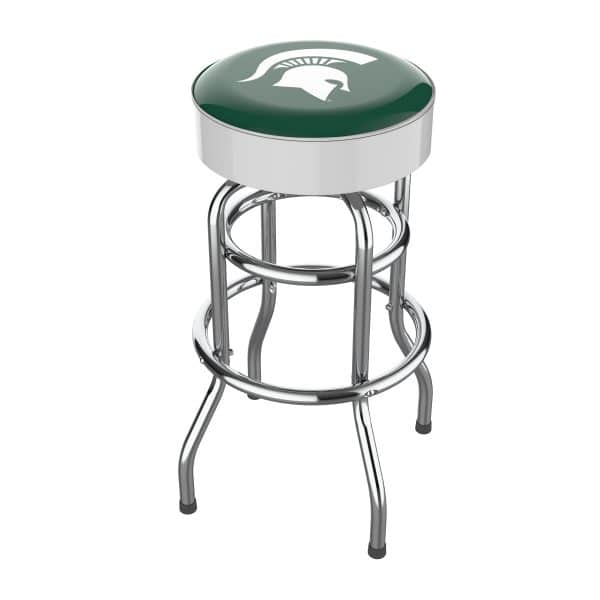 Michigan State Chrome Bar Stool 6