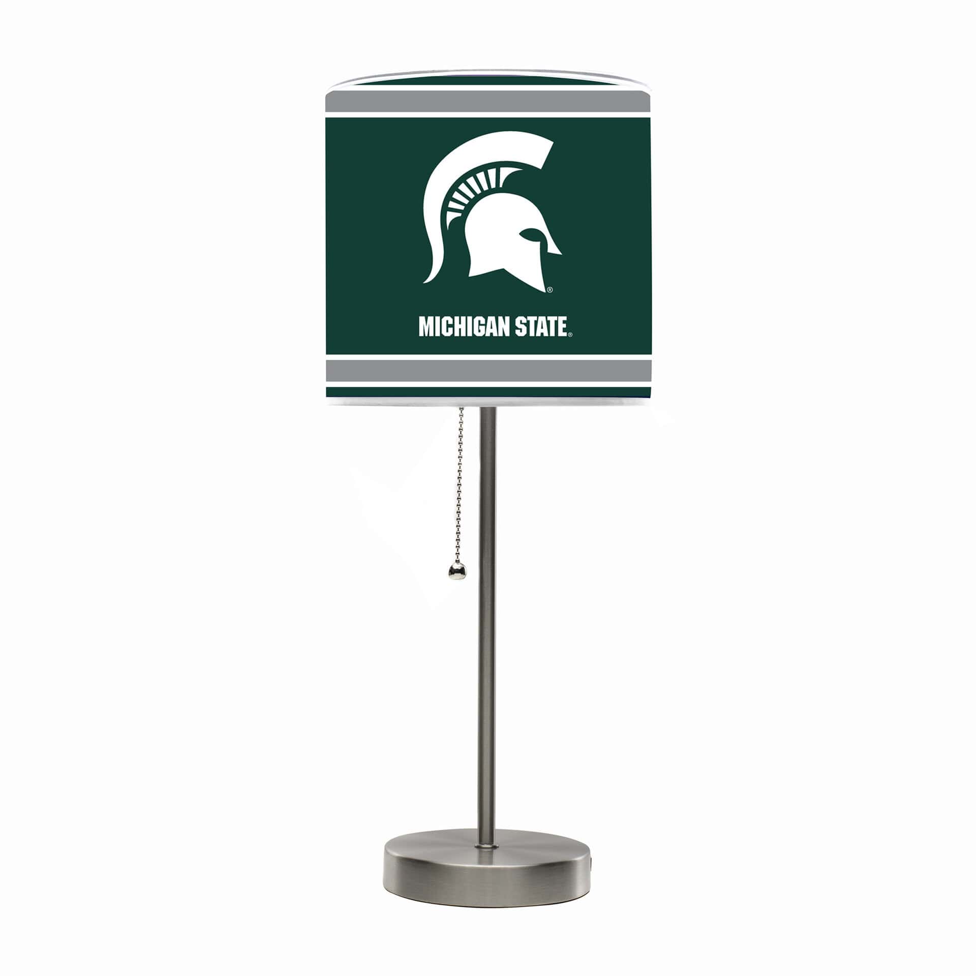 Michigan State Chrome Lamp 4 Michigan State Chrome Lamp - Image 4