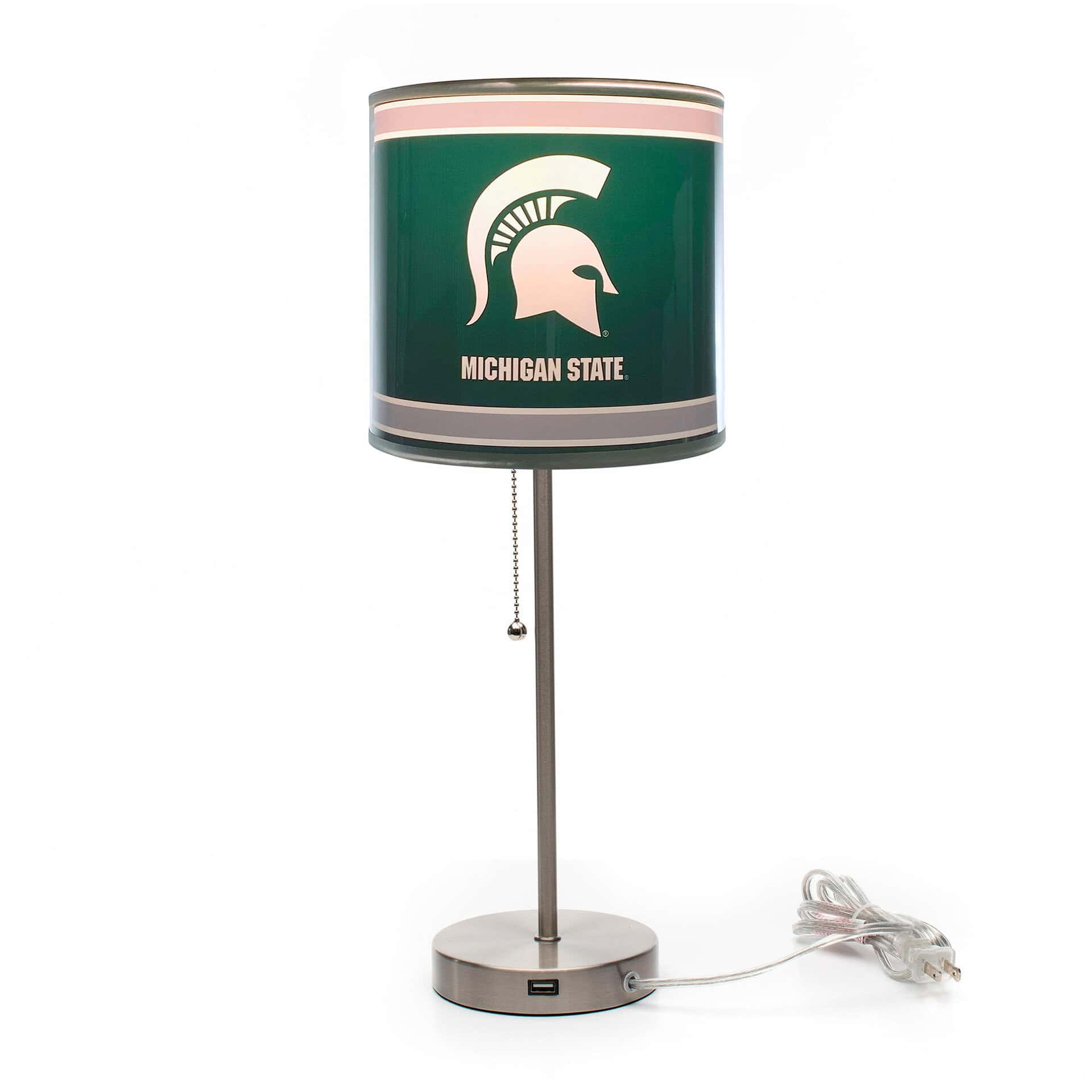 Michigan State Chrome Lamp 1 Michigan State Chrome Lamp