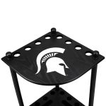 Michigan State Corner Cue Rack 6 Michigan State Corner Cue Rack