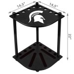 Michigan State Corner Cue Rack 9 Michigan State Corner Cue Rack