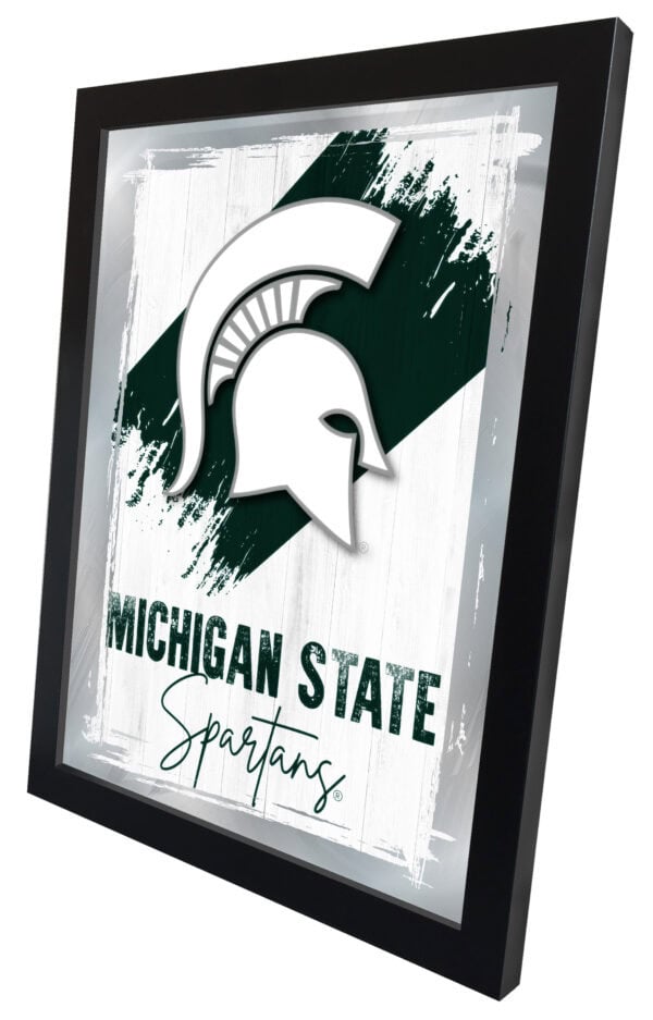 Michigan State University 17x22 Logo Wall Mirror Alternate