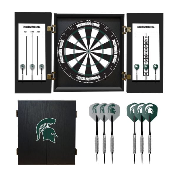 Michigan State University Fans Choice Dartboard Set